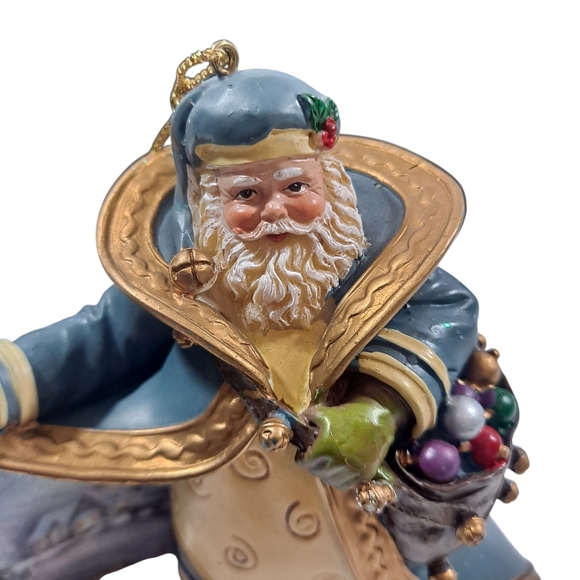 VTG Ashton Drake Thomas Kinkade A Celebration Of Simpler Times Santa Ornament - Picture 2 of 8